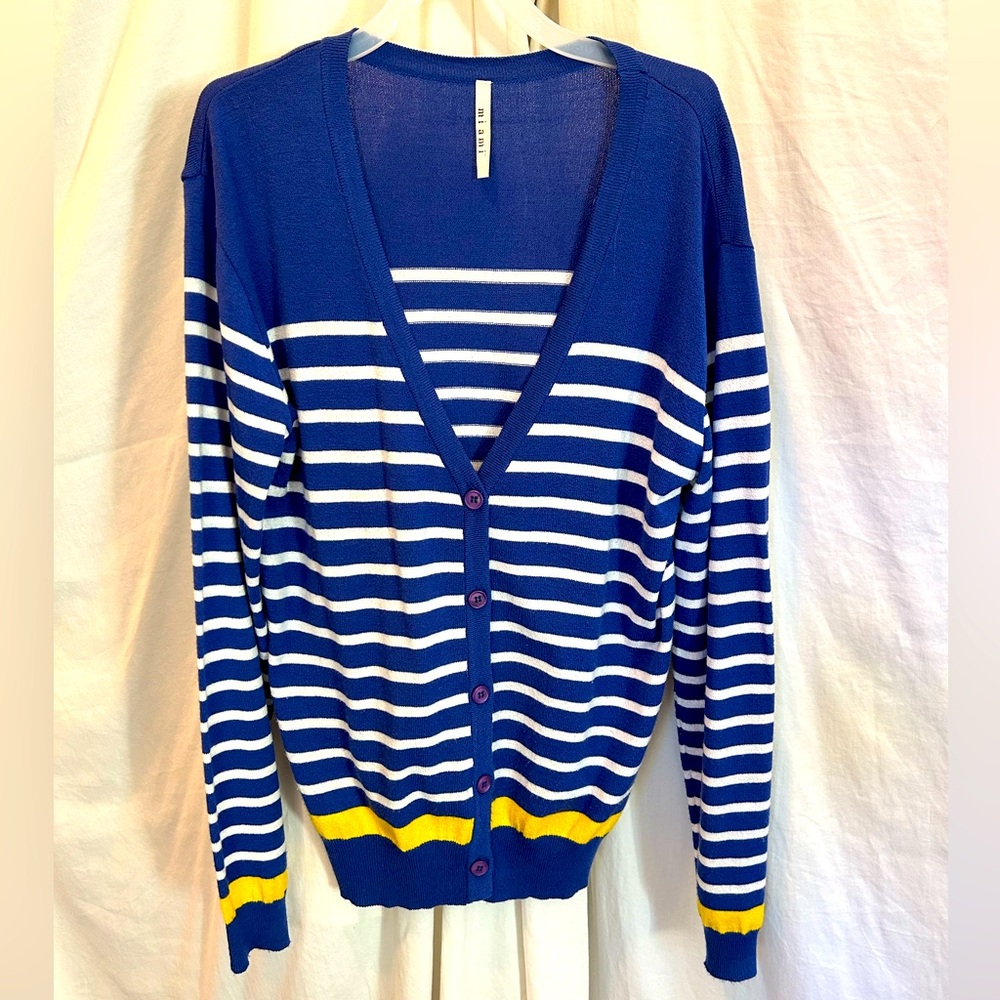 Striped cardigan